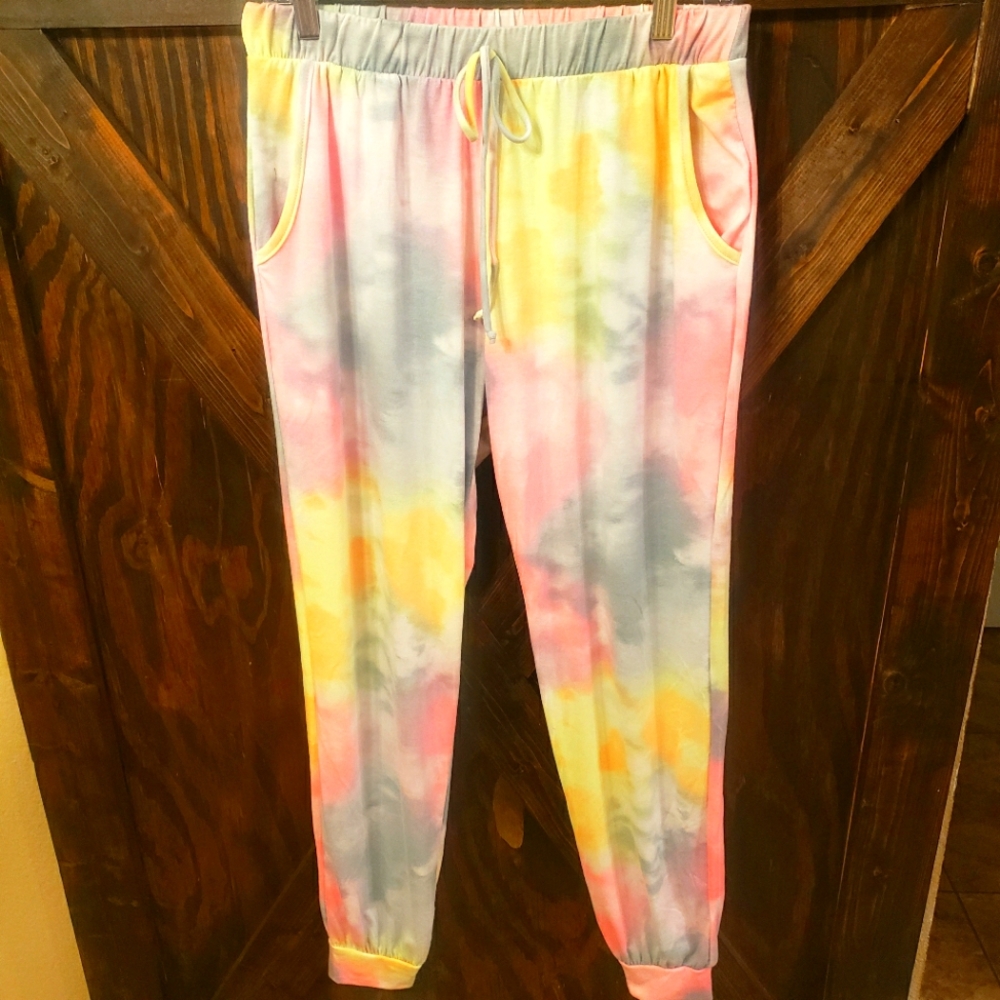 Tie dye joggers